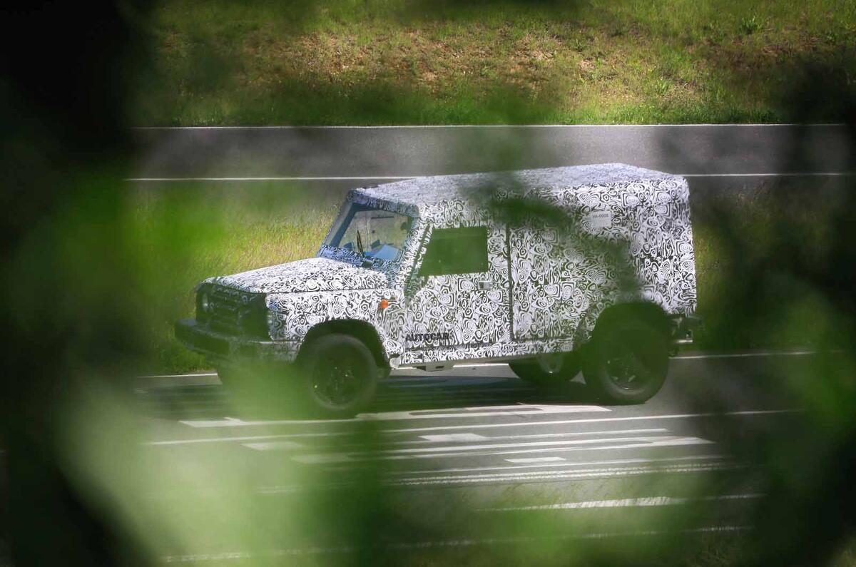 2021 Ineos Grenadier First Prototype Caught Testing In