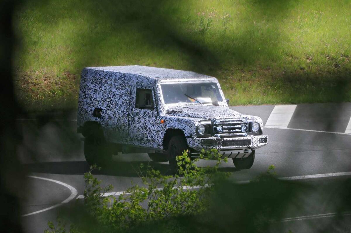2021 Ineos Grenadier First Prototype Caught Testing In