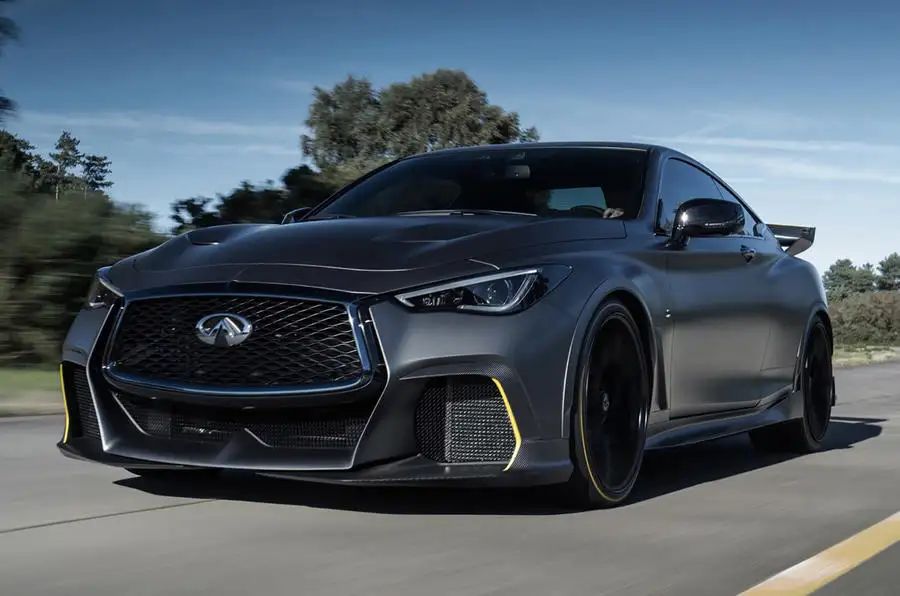 Infiniti Q60 Black S performance hybrid unveiled at Paris Motor Show