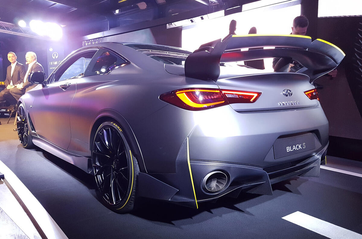 Infiniti Q60 Black S Performance Hybrid Unveiled At Paris