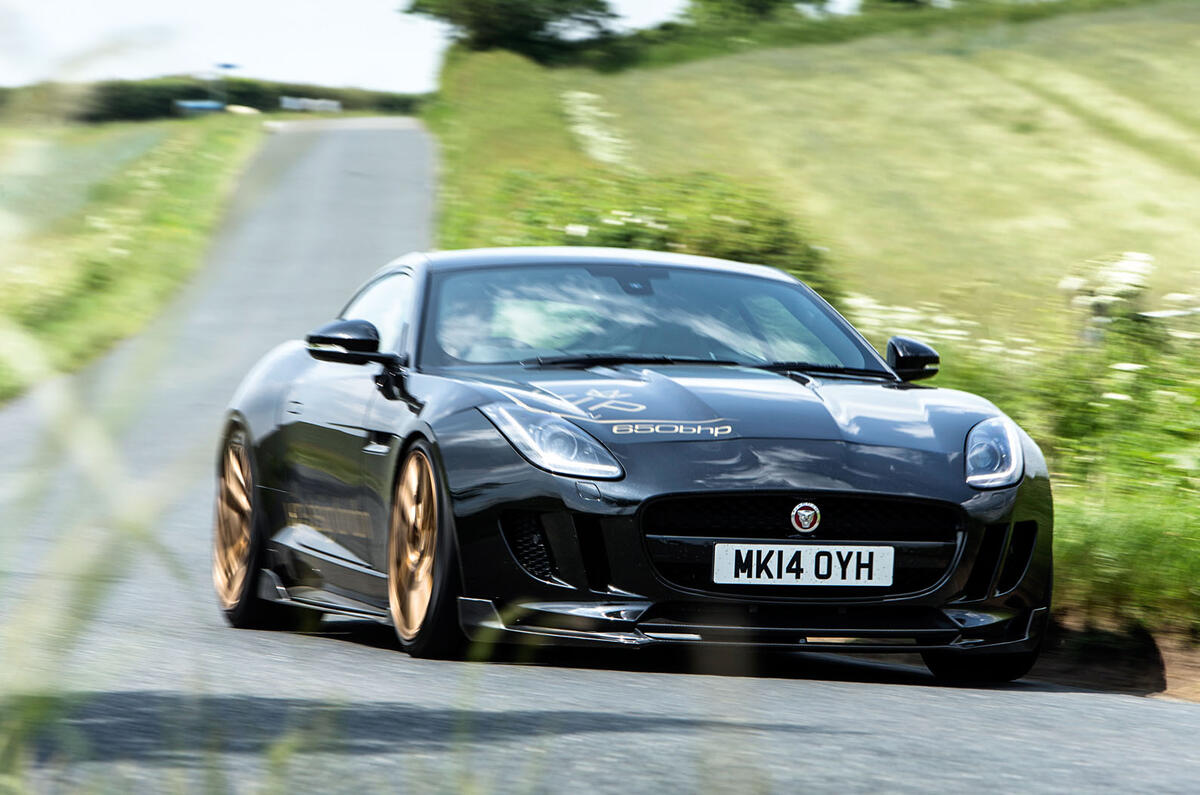 Jaguar F Type Predator Driving The 650bhp Aventador Rival Autocar