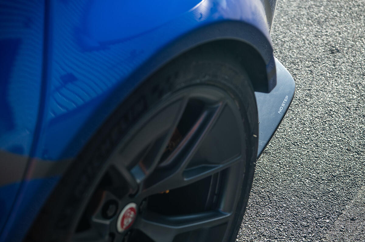 Jaguar XE SV Project 8 2018 UK first drive review - alloy wheels
