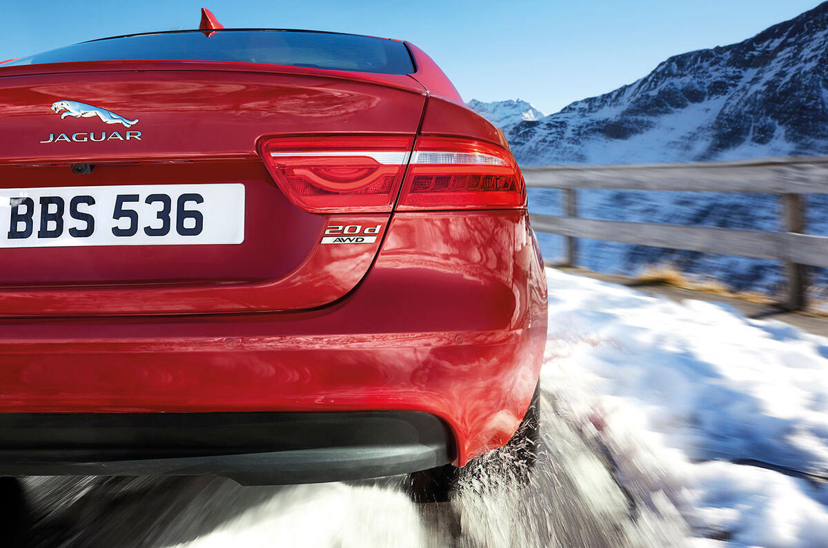 Jaguar XE gets allwheel drive for 2016 Autocar