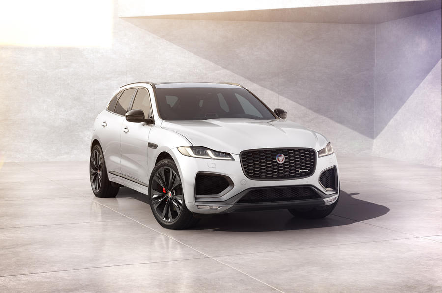 Jag F PACE 22MY 02 R Dynamic Black Exterior Front 3 4 110821 LEAD