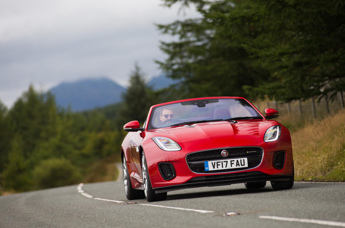 Jaguar F Type Convertible 2 0 I4 Uk 2017 Review Autocar