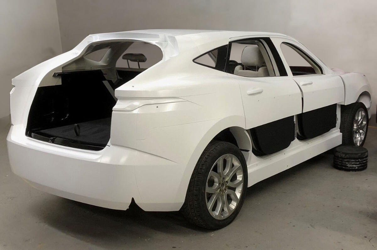 Jaguar J Pace buck rear quarter