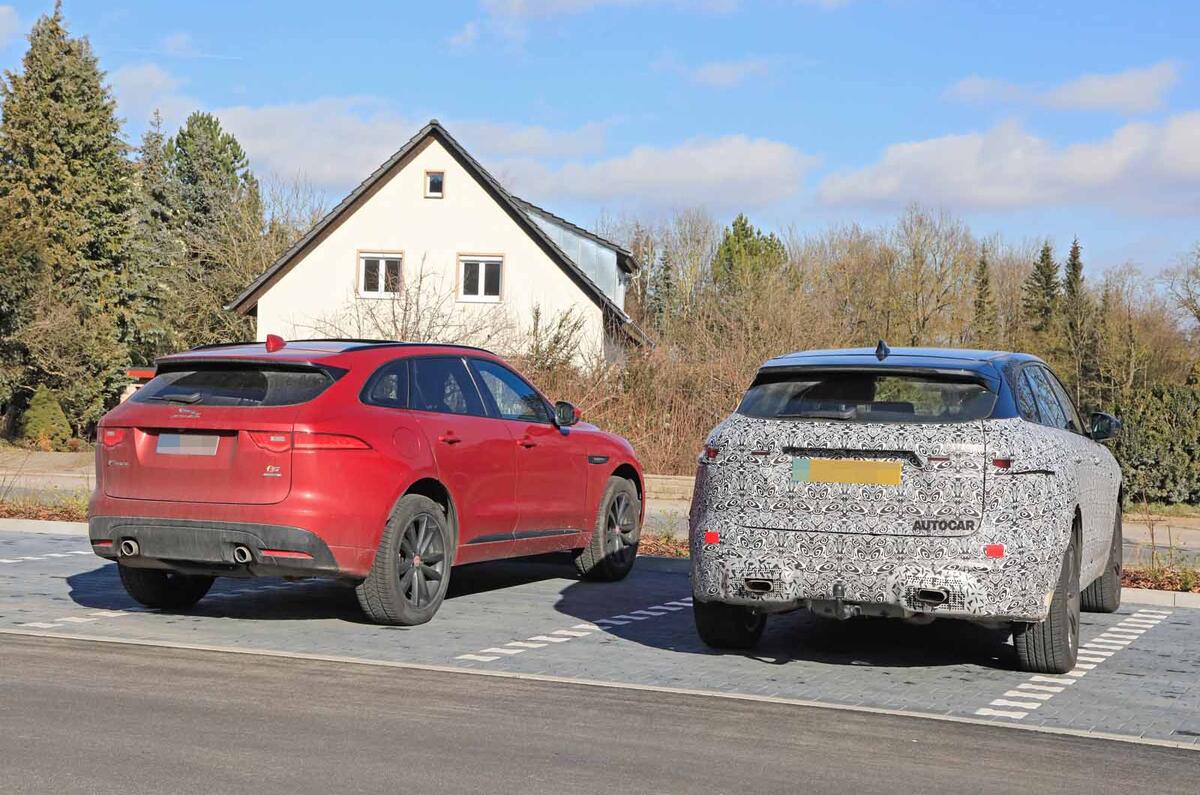 New 2020 Jaguar F Pace Facelift Hot Svr Variant Spotted Autocar