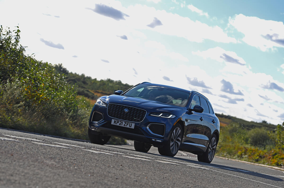 Jaguar F Pace cornering