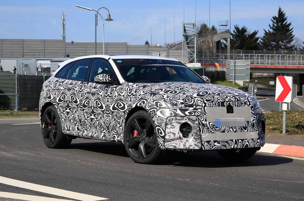 New 2020 Jaguar F Pace Facelift Hot Svr Variant Spotted Autocar