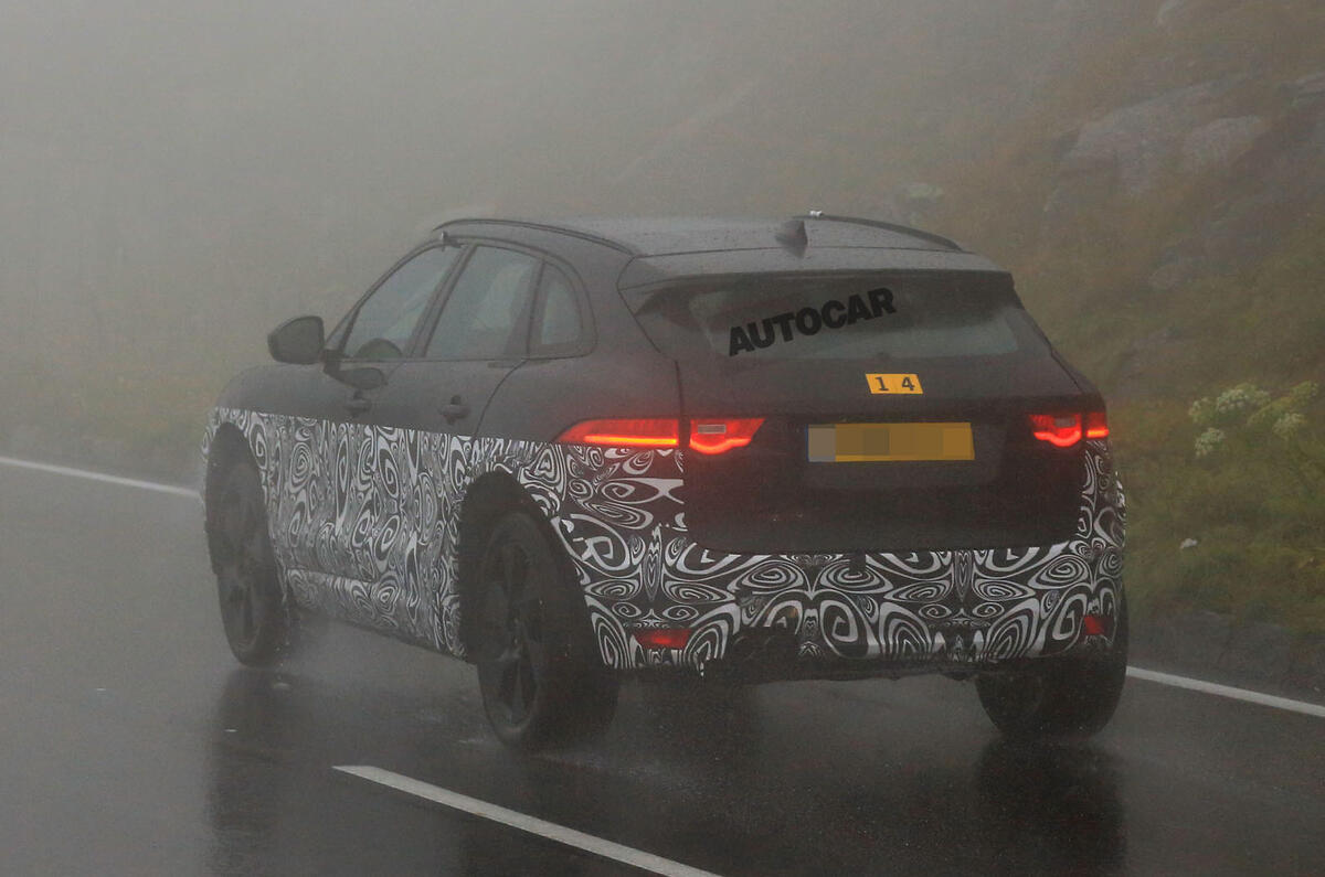 Jaguar IPace electric SUV mule spotted testing again Autocar