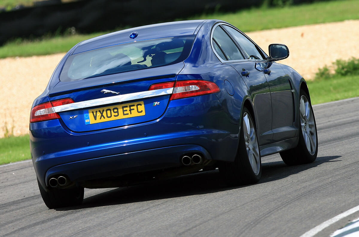 Jaguar XFR rear three quarter