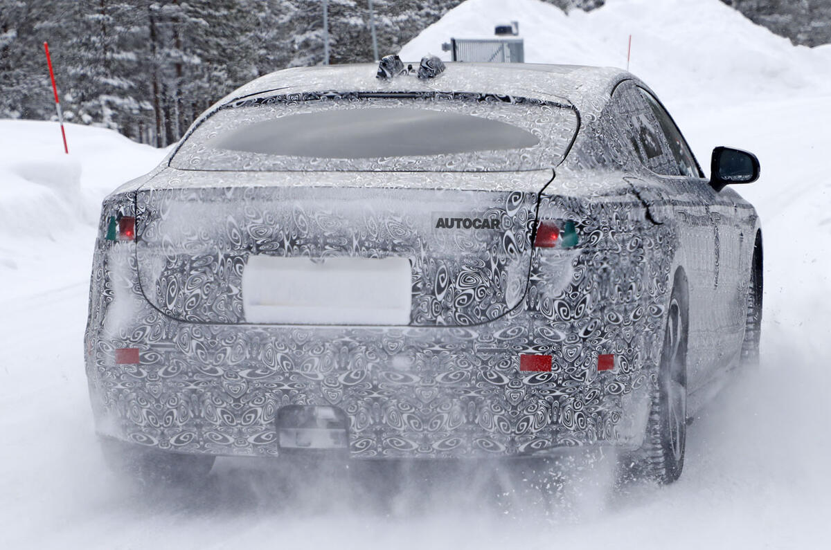 2020 Jaguar Xj Latest Images Reveal Electric Luxury Car S Look