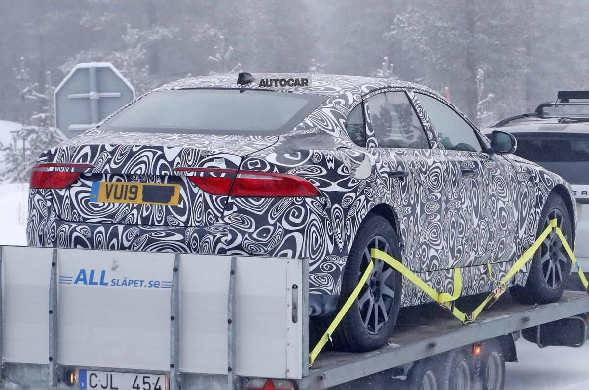 2020 Jaguar XJ latest images reveal electric luxury car's look Autocar
