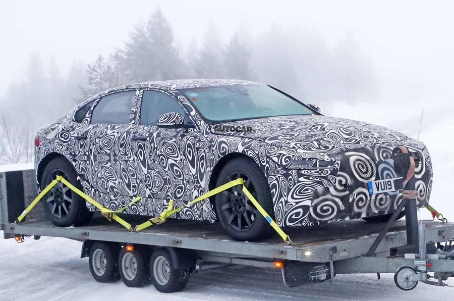 2020 Jaguar Xj Latest Images Reveal Electric Luxury Car S Look
