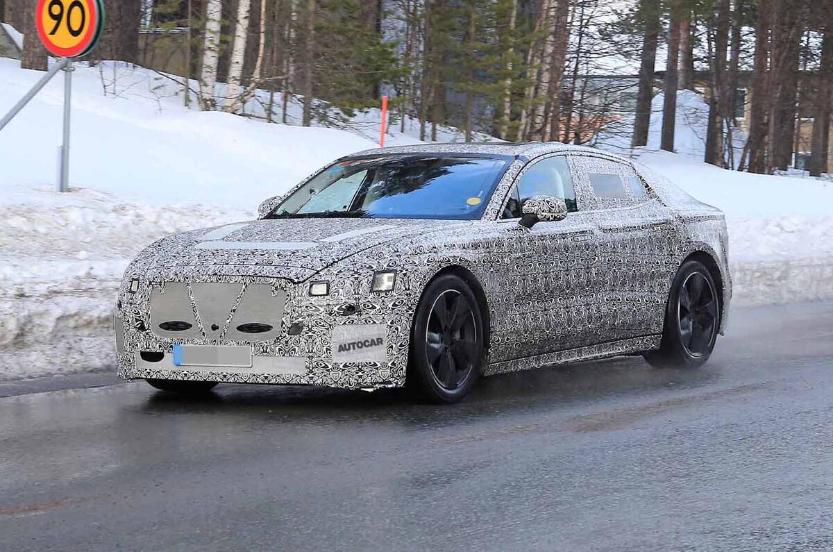 Jaguar XJ latest spyshot front