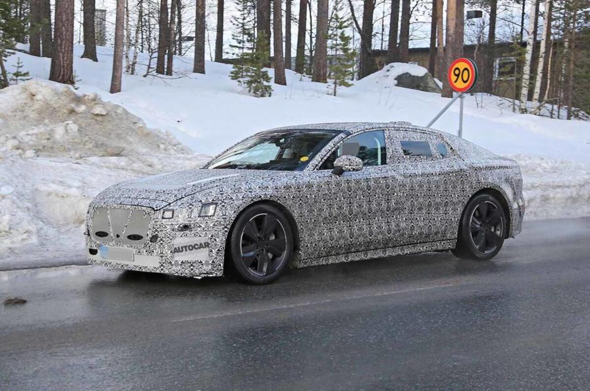 2020 Jaguar XJ spy shot