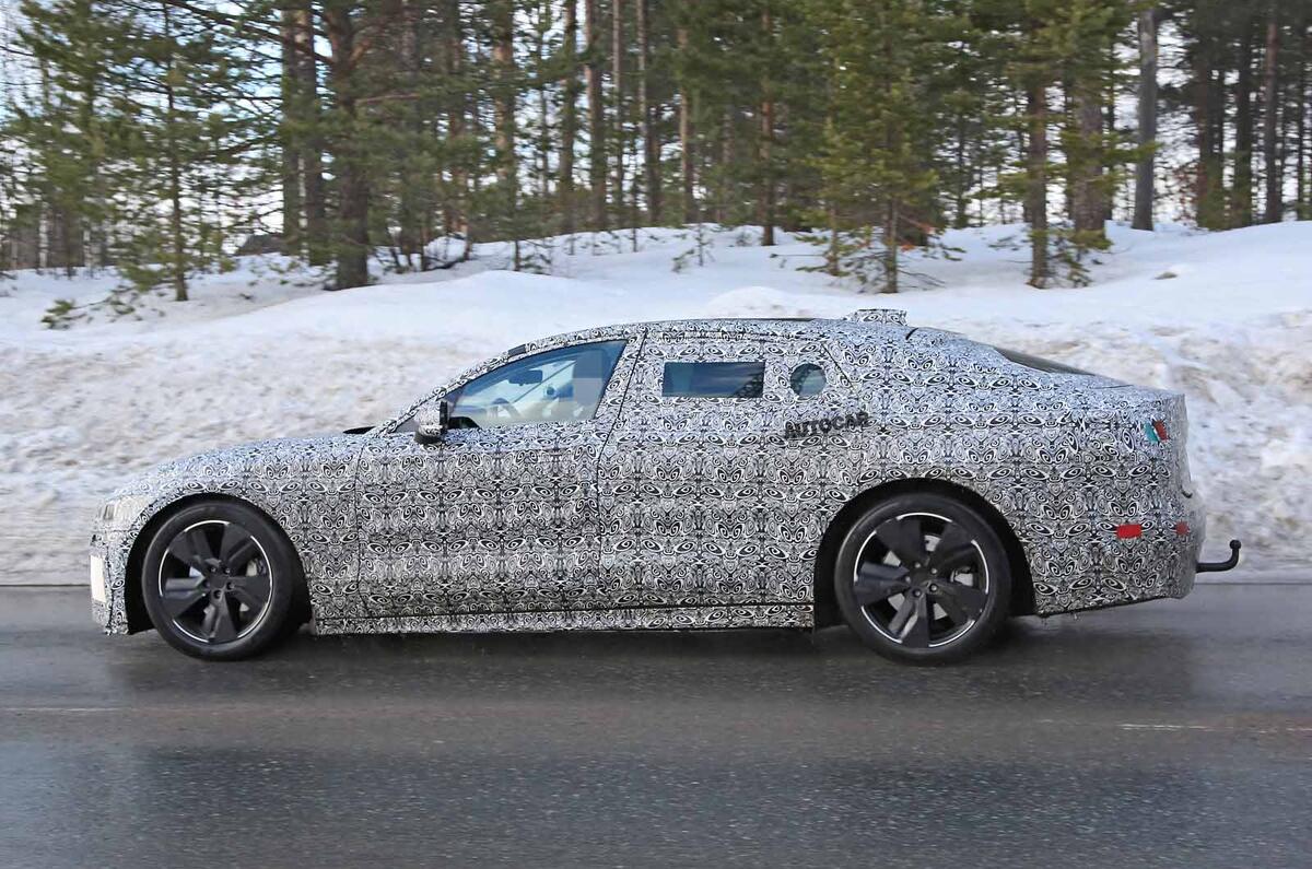 2020 Jaguar Xj Latest Images Reveal Electric Luxury Car S Look
