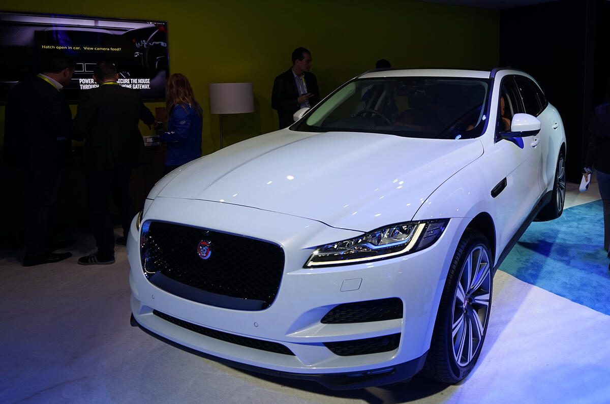 Jaguar F-Pace connected car