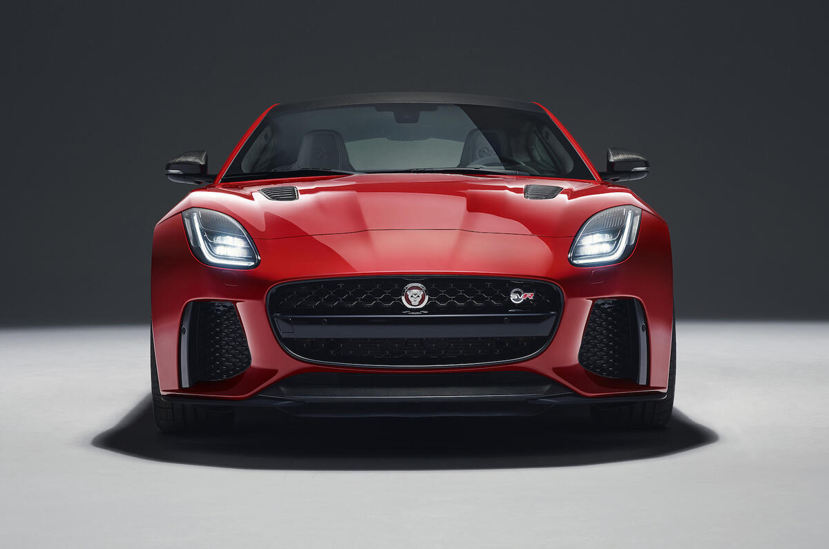 Jaguar F-Type SVR front quarter