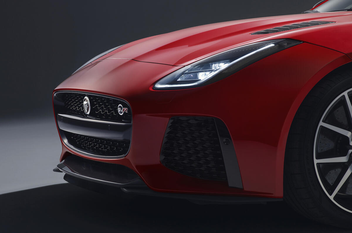 Jaguar F-Type SVR front end