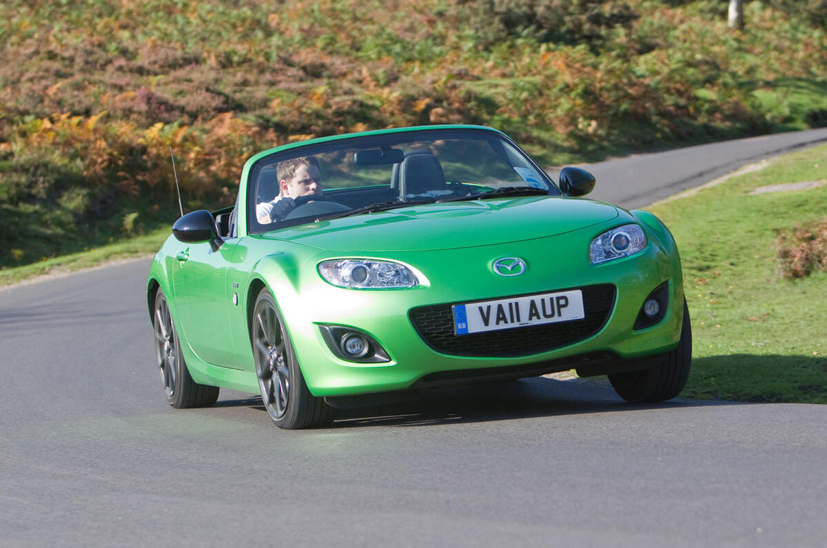 Mazda MX-5 cornering