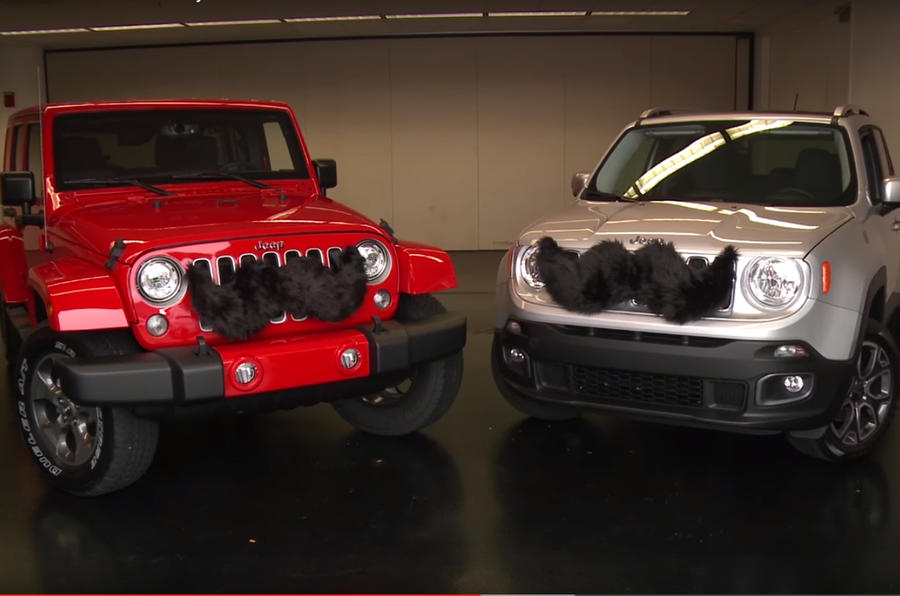 Jeep sells car moustaches for Movember