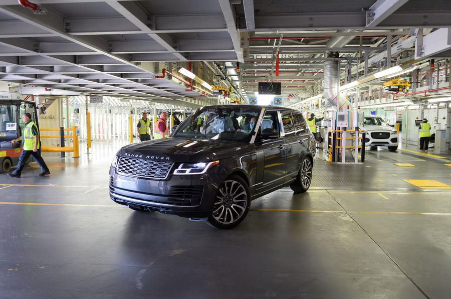 2020 Range Rover leaves production line