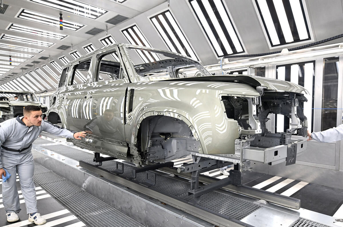 JLR Nitra factory production