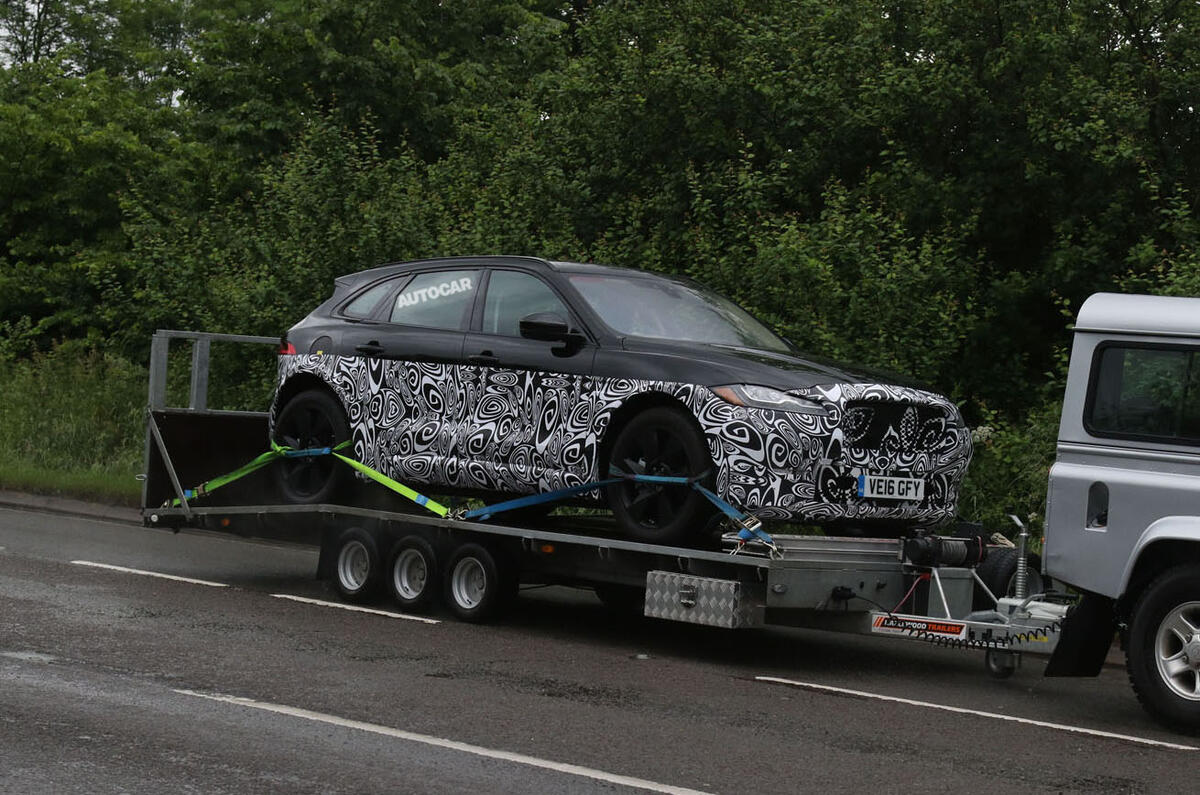 Jaguar J Pace Mule Tests Diesel Electric Powertrain Autocar