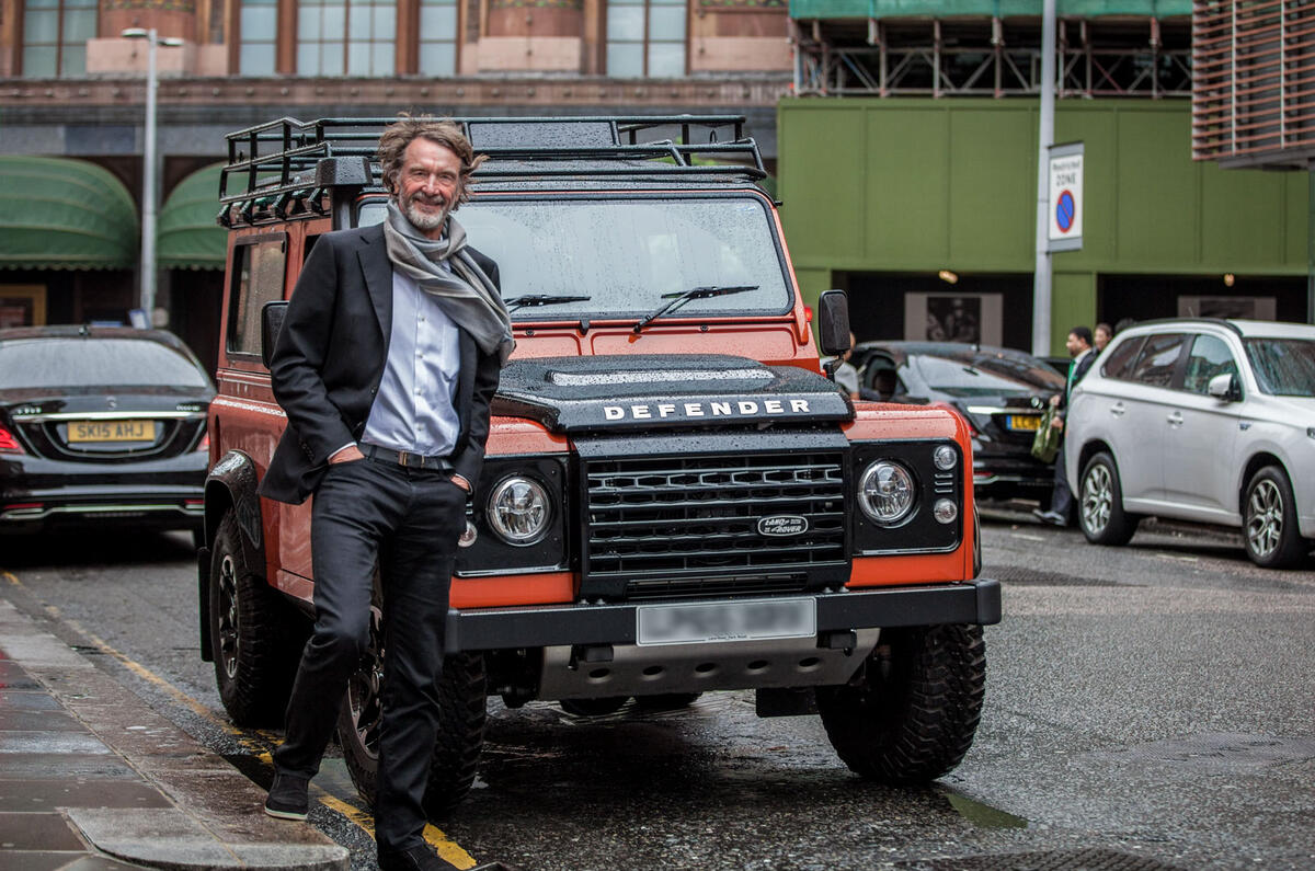 Land Rover Defender Jim Ratcliffe