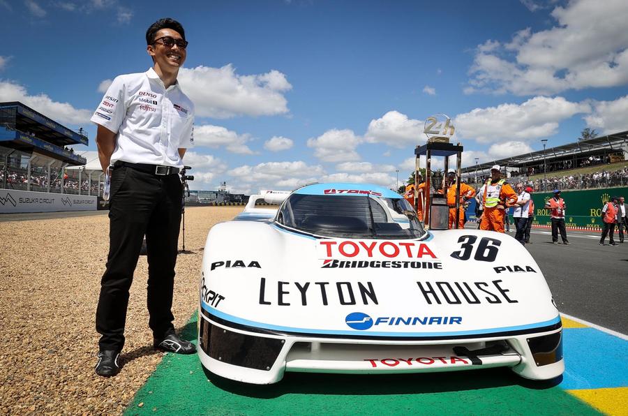 Kazuki Nakajima with Toyota TOMS 85C at Le Mans