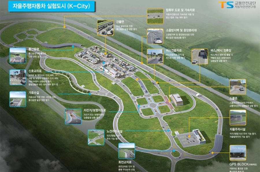 South Korean autonomous car testing city to open in October
