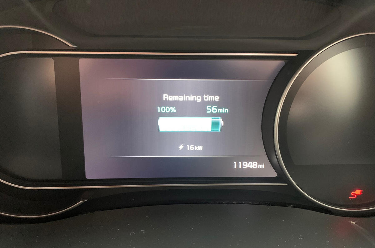 Kia e-Niro to Edinburgh - charged
