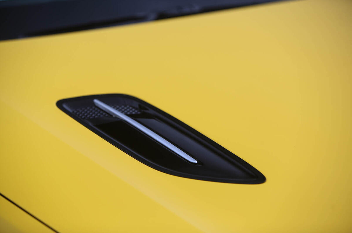 Kia Stinger GT S long-term review bonnet vent