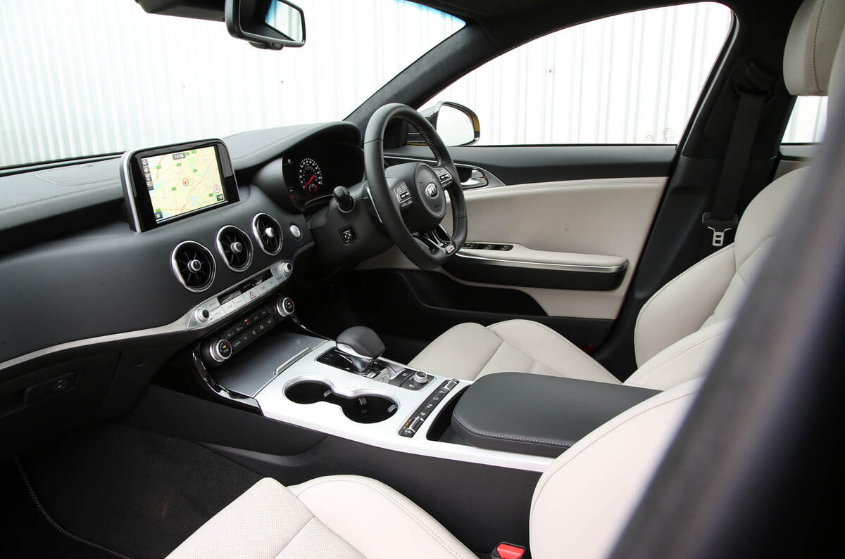 Kia Stinger GT S long-term review cabin