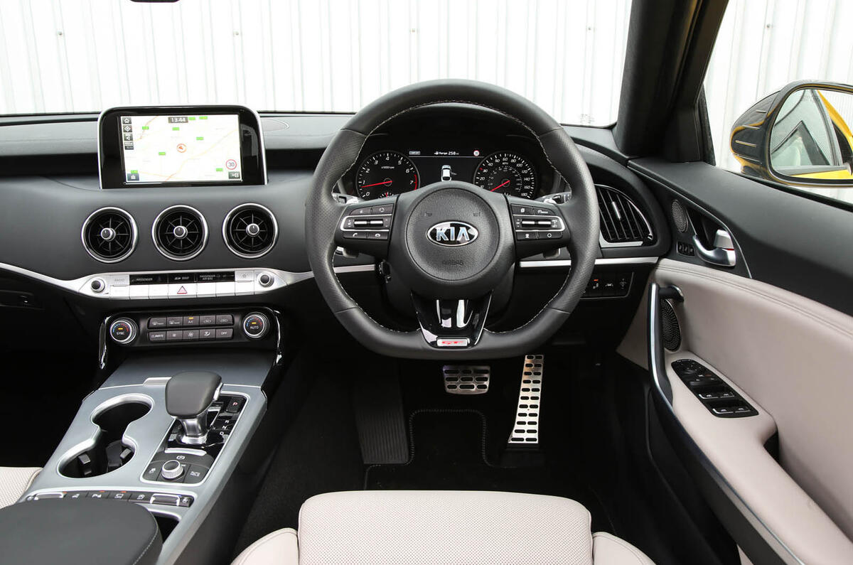 Kia Stinger GT S long-term review driver position