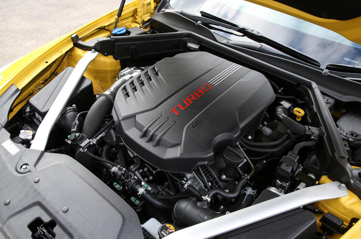 Kia Stinger GT S long-term review engine