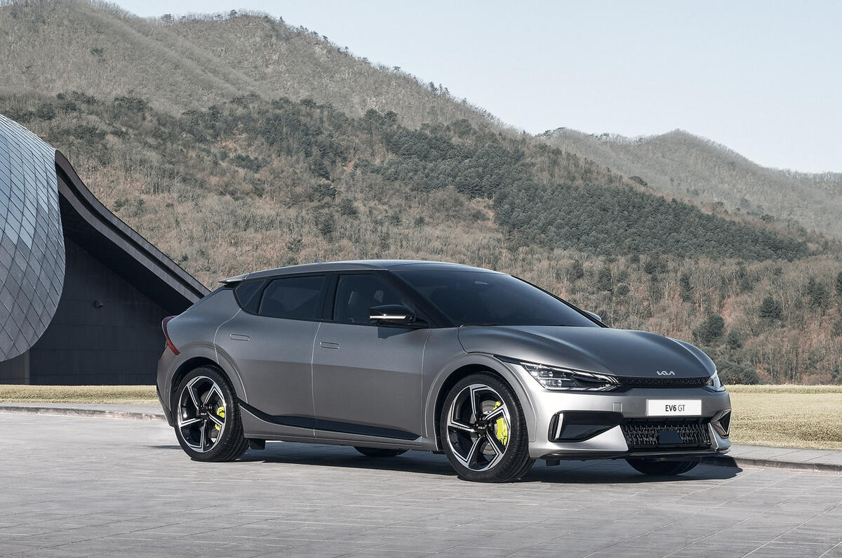 New 2021 Kia EV6 dualmotor EV6 GT gets 577bhp Autocar