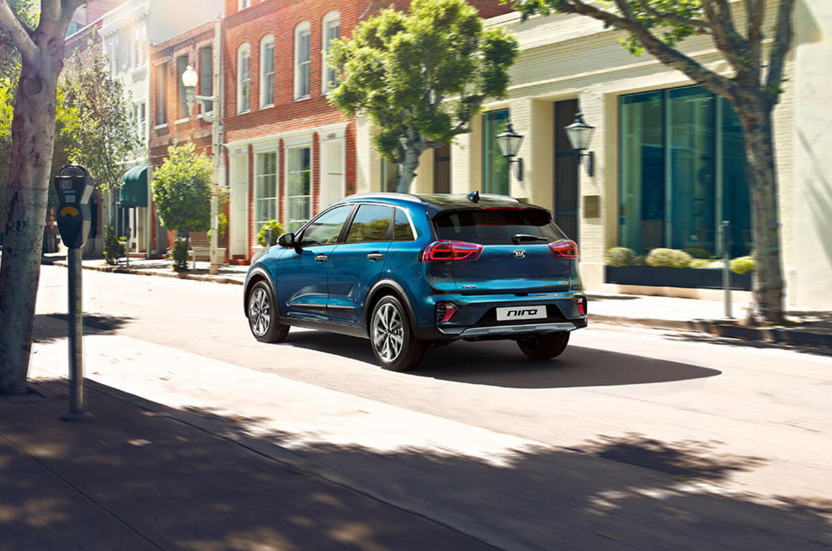 Kia Niro PHEV 2019 Geneva reveal - rear