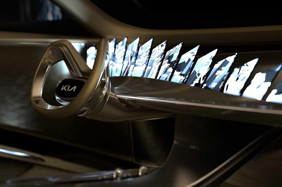 Kia performance electric car interior