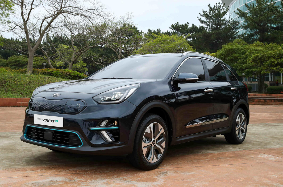 Kia unveiled the production version of the electric crossover
