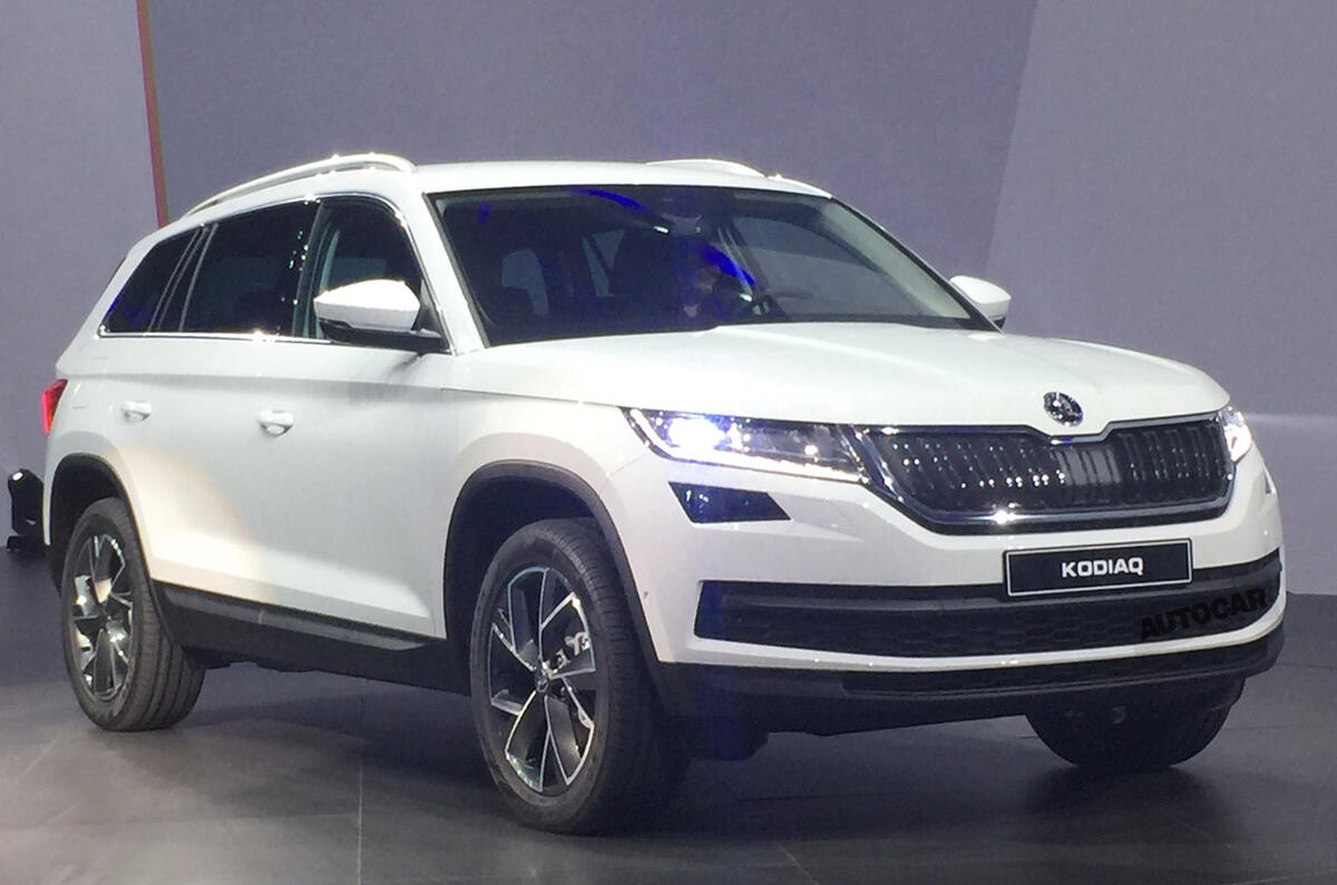 17 Skoda Kodiaq Makes Public Debut In Paris Autocar