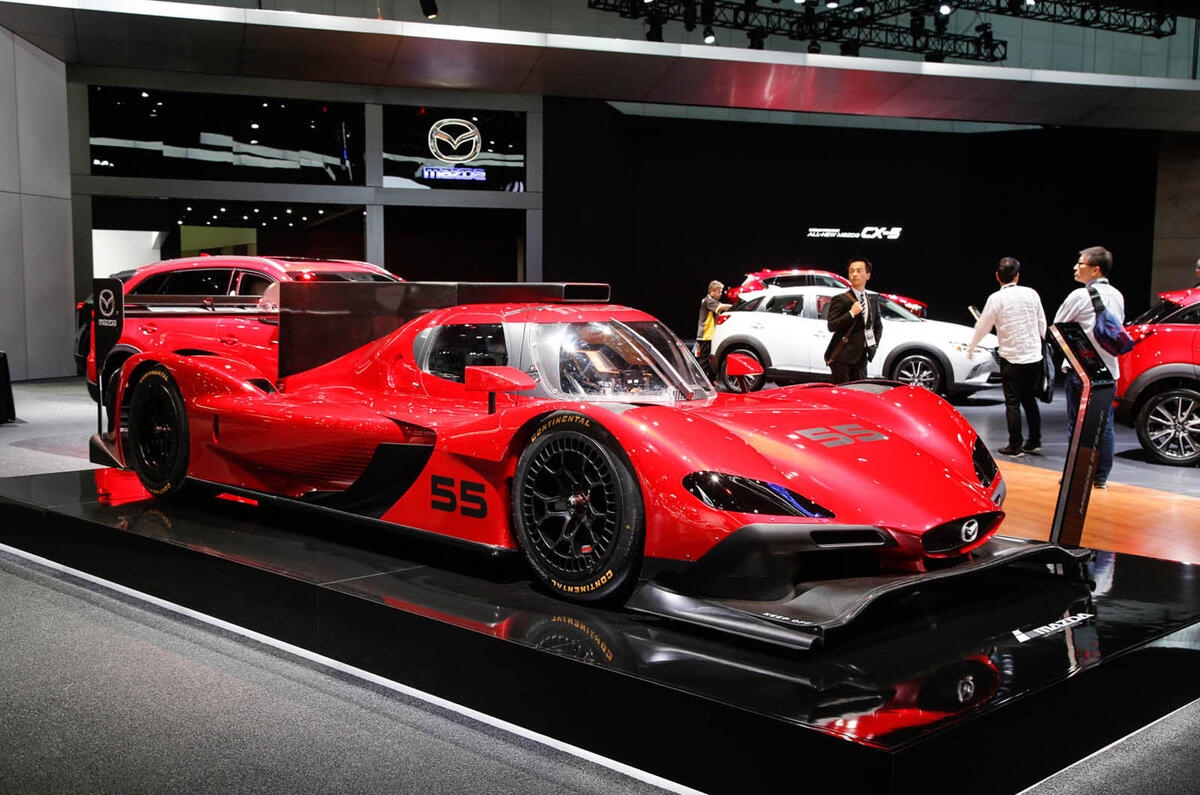 Mazda RT24-P 600bhp prototype racer revealed in LA