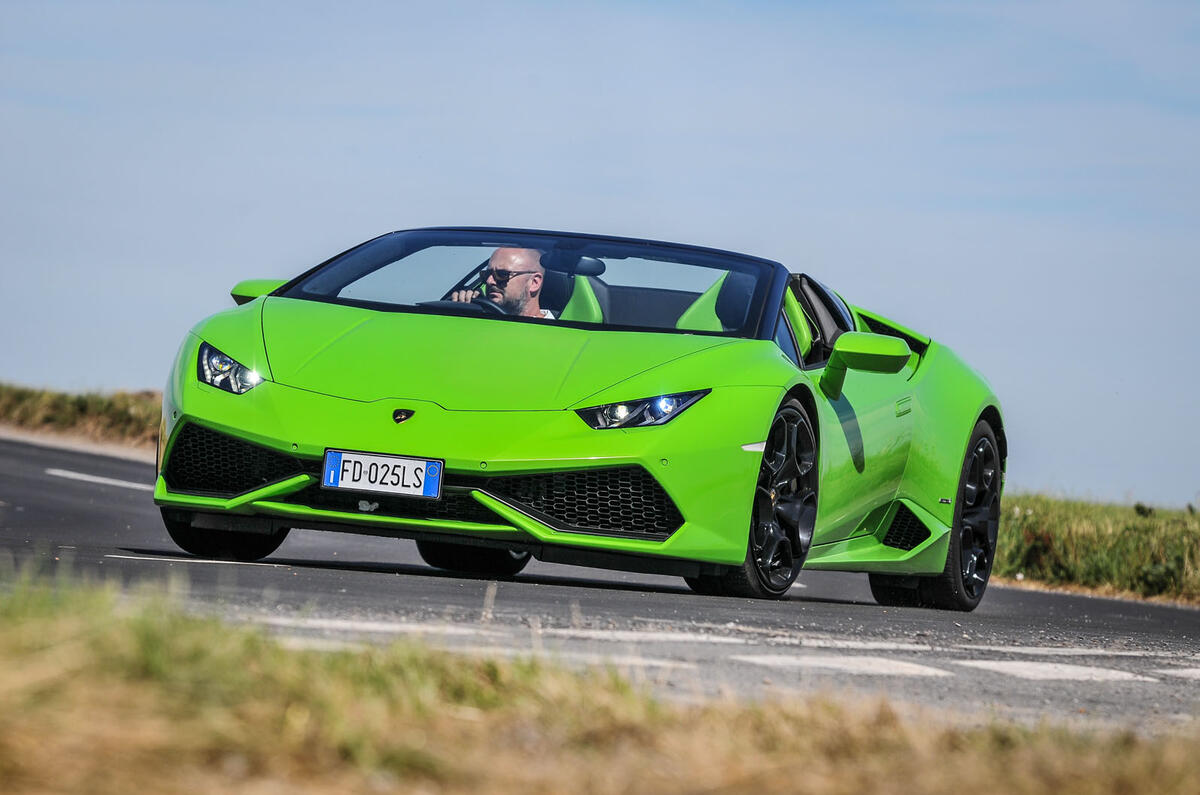 2016 Huracán LP6104 Spyder UK first drive Autocar
