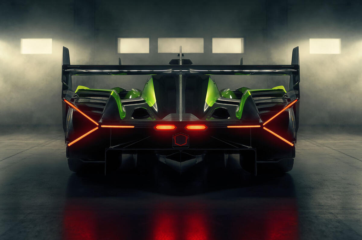 Lamborghini SC63 LMDh rear static