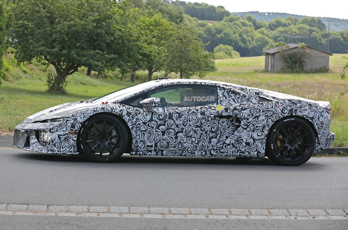 Lado sucesor de Lamborghini Huracan