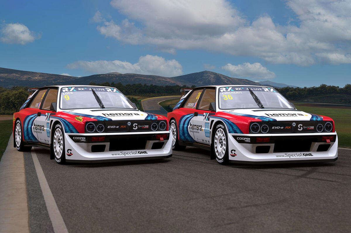 Lancia Delta Evo E martini livery