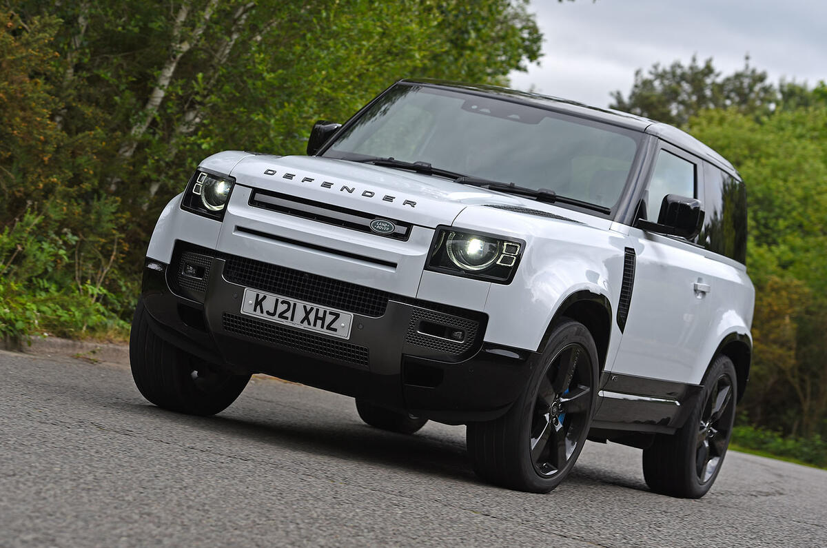 land rover defender v8 90 top 10