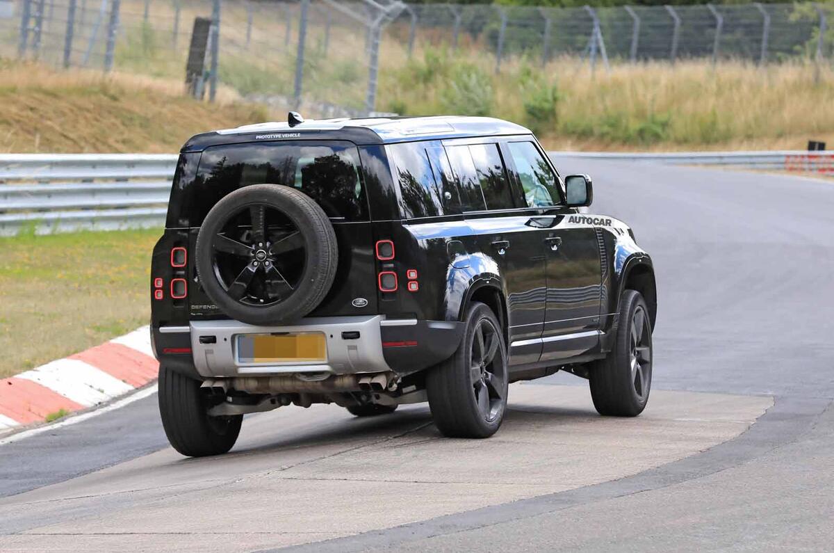 Video Land Rover Defender V8 Heard For The First Time At The Nurburgring Autocar