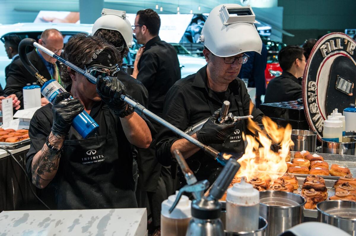 LA Motor show food